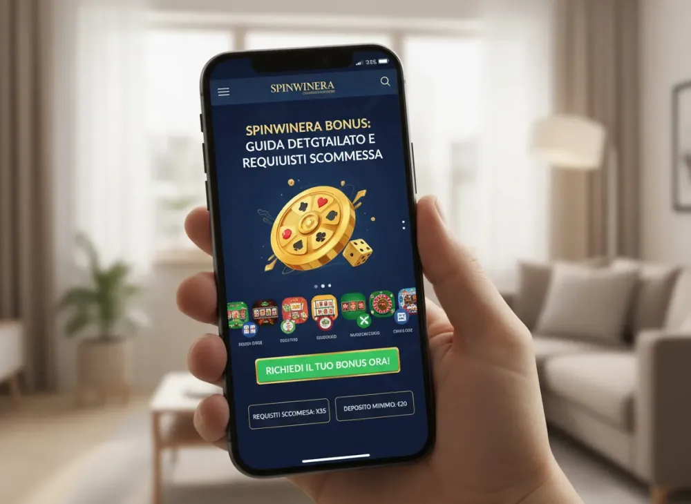 Spinwinera bonus guida dettagliata requisiti scommessa