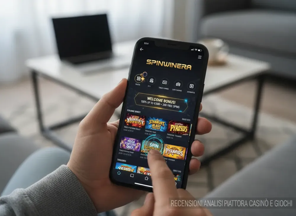 Spinwinera recensioni analisi piattaforma casinò e giochi
